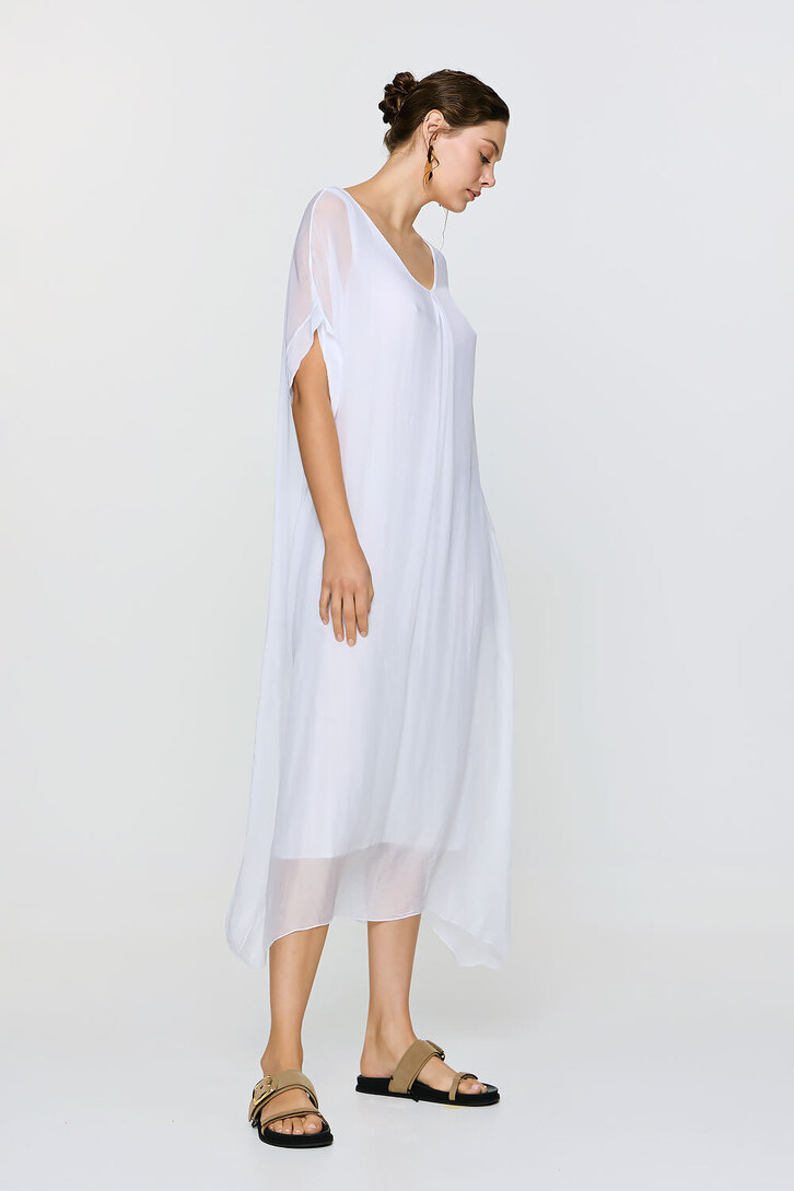 GAIA DRESS WHITE