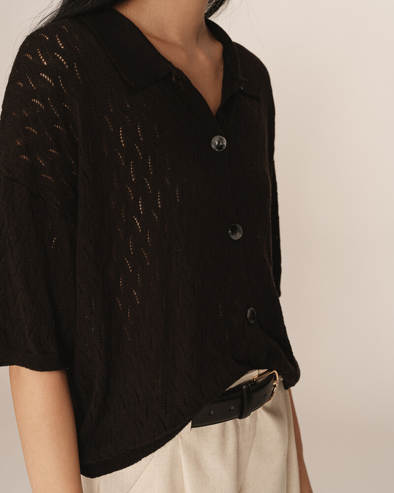 CARDIGAN NOIR PAO GRACE&MILA