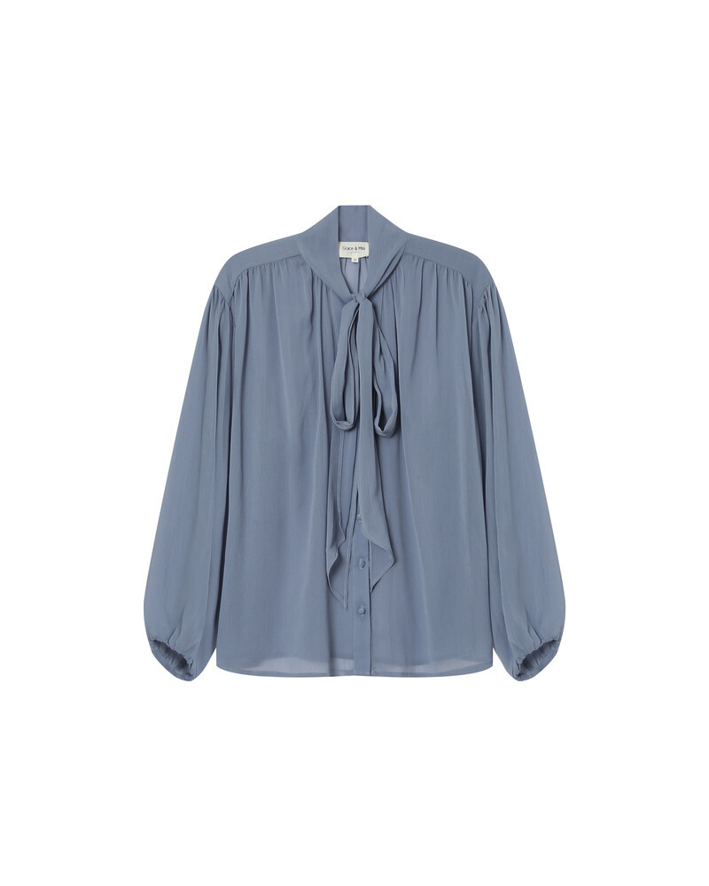 BLOUSE BLEUET SPLENDIDE GRACE&MILA