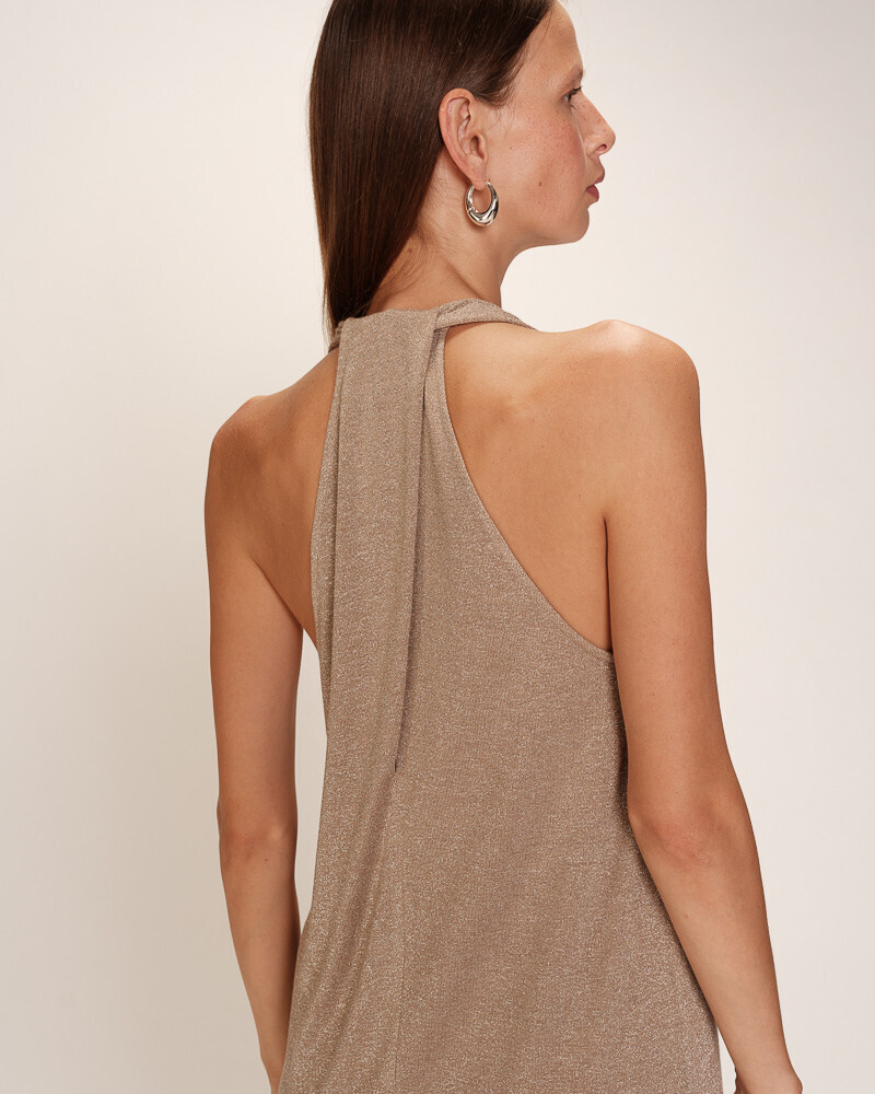 MIDI DRESS TAUPE RANI GRACE&MILA,L