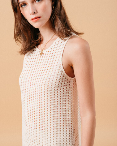 BEIGE DRESS (MUSC) GRACE&MILA,S