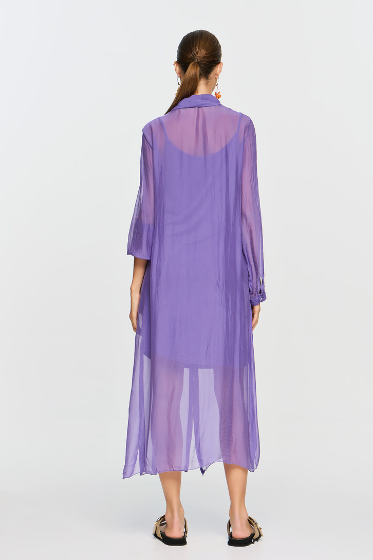 APHRODITE LONG SHIRT PURPLE