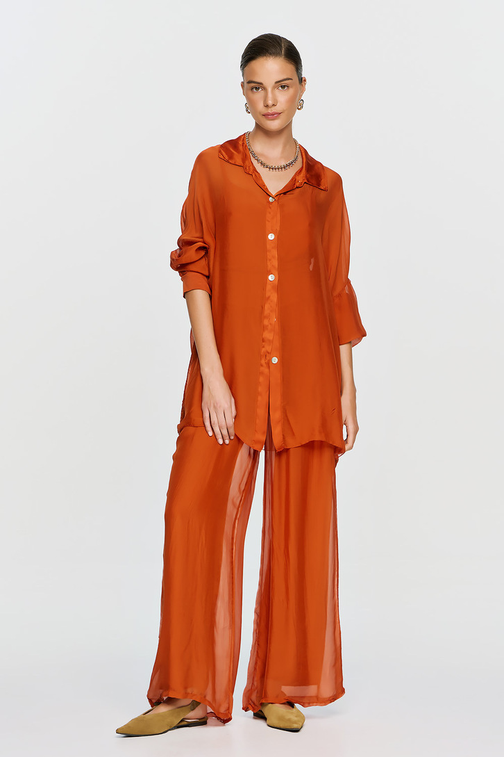 ALKYONI SHIRT BURNT ORANGE