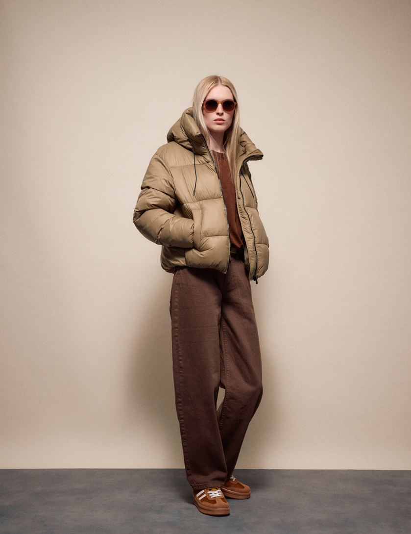 SPLENDID HOODED SHORT JACKET