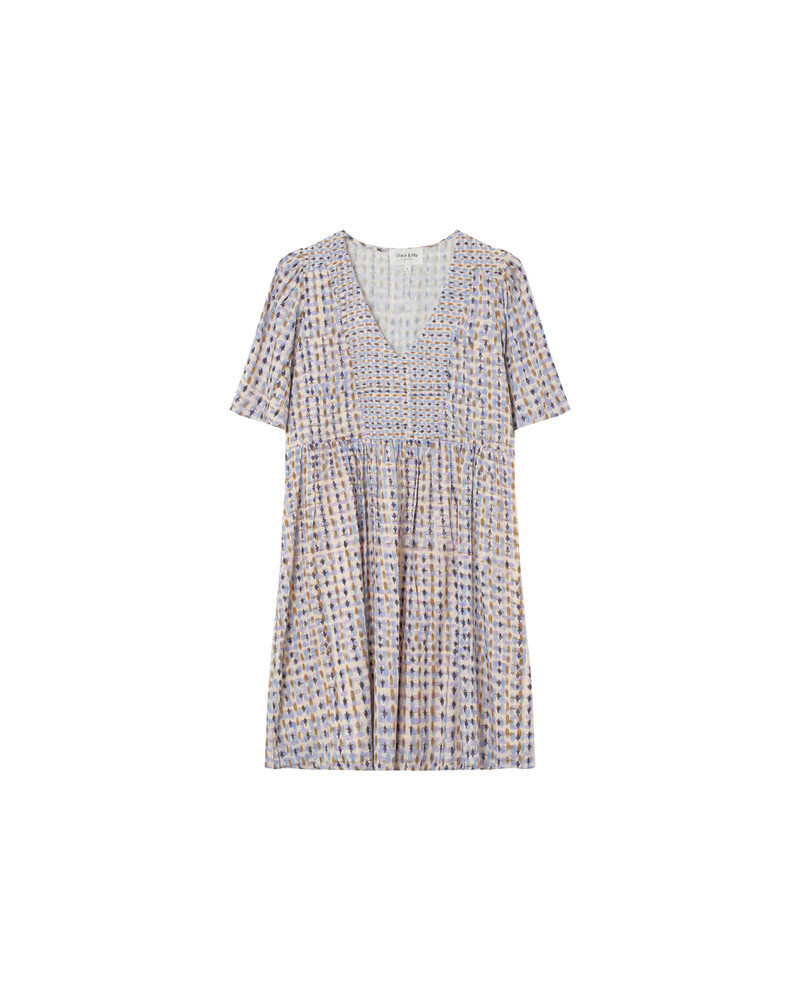 BLUE DRESS (MARSALA) GRACE&MILA