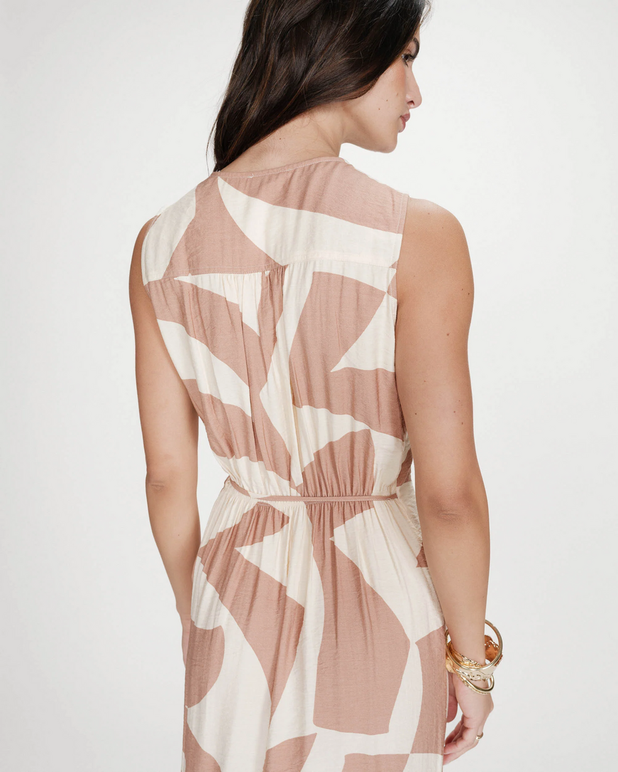 LONG WRAP DRESS MOCHA VELLINE