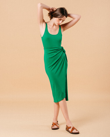 GREEN DRESS (MIROIR) GRACE&MILA,L