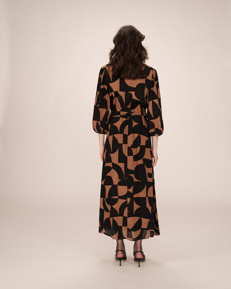 LONG DRESS CHOCOLAT SHELLY GRACE&MILA