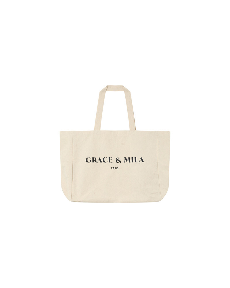 TOTE BAG ECRU PARISIEN GRACE&MILA