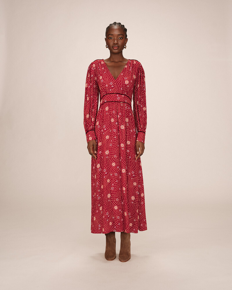 LONG DRESS TERRACOTTA SENSIBLE GRACE&MILA