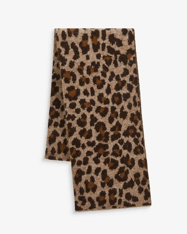 PRINTED JACQUARD SCARF LEO ADRA