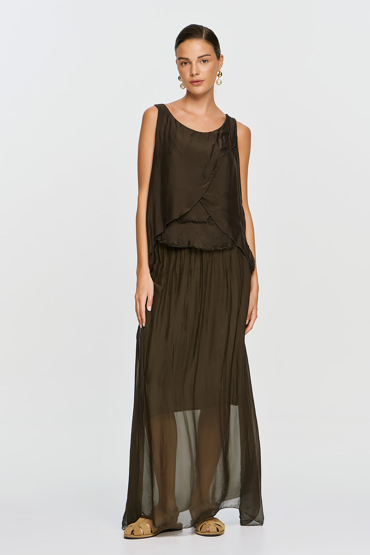 ELECTRA SKIRT BROWN,os