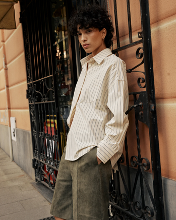 OVERSIZED SHIRT VANILLE VALERIE