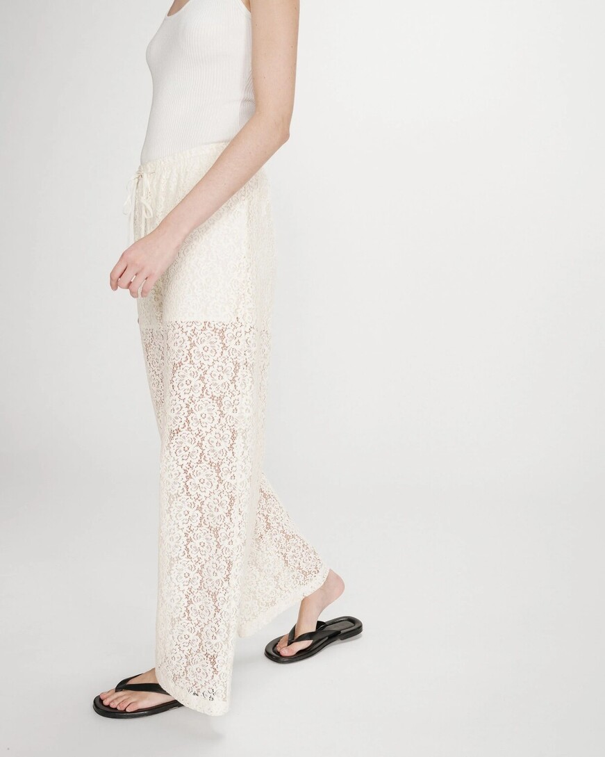 LACE PANTS ECRU VINCENT