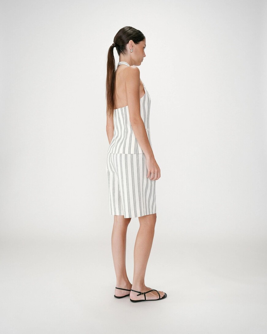 TAILORED V-NECK OPEN-BACK VEST WINIKA,L