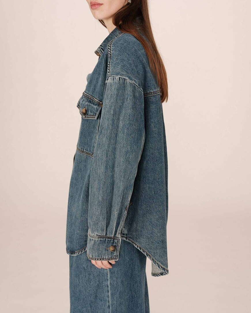 CHEMISE VINTAGE BLUE SYDNEY