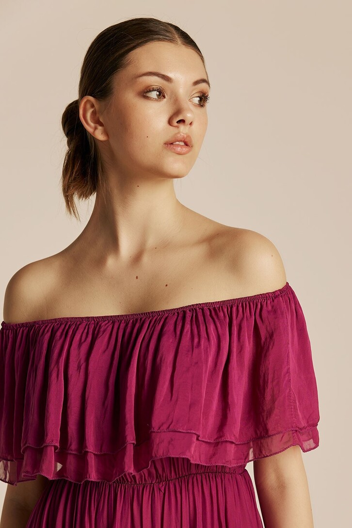 ΦΟΡΕΜΑ MAGENTA ΜΕΤΑΞΩΤΟ (ΑΝΤΗΙΑ) EFIMERON