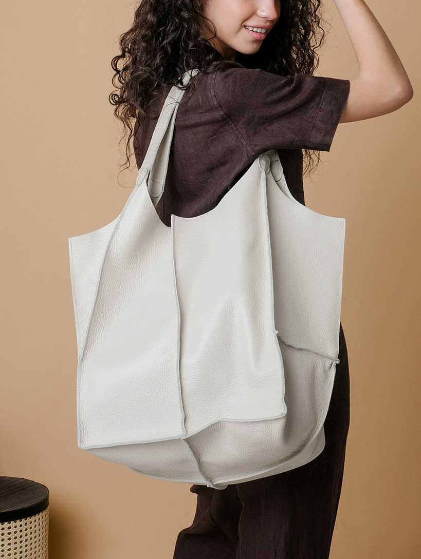 ΤΣΑΝΤΑ ΧΕΙΡΟΠΟΙΗΤΗ  OVERSIZED ΔΕΡΜΑ (222959) OPHELIA