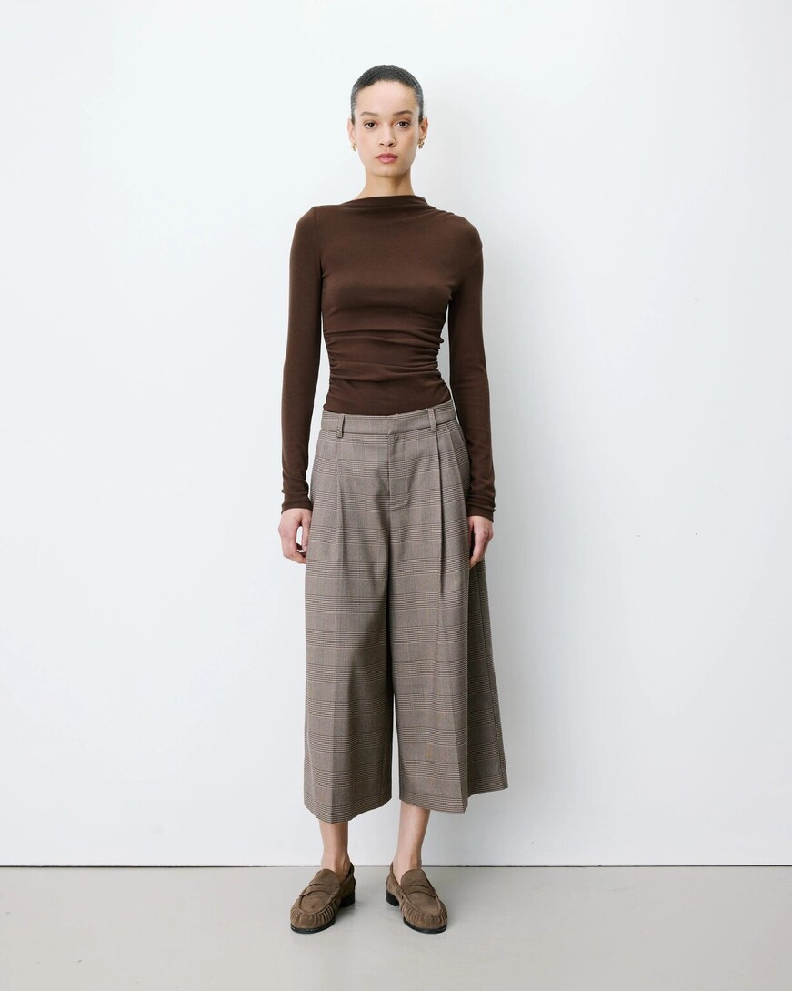 PRINCE OF WALES CHECK CULOTTES BEIGE ARNOLD