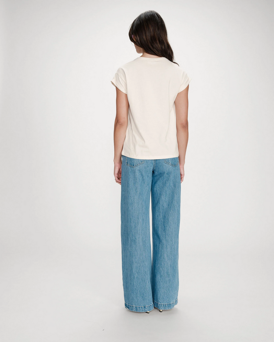 PRINTED MESSAGE T-SHIRT CHOCOLAT VICO,M