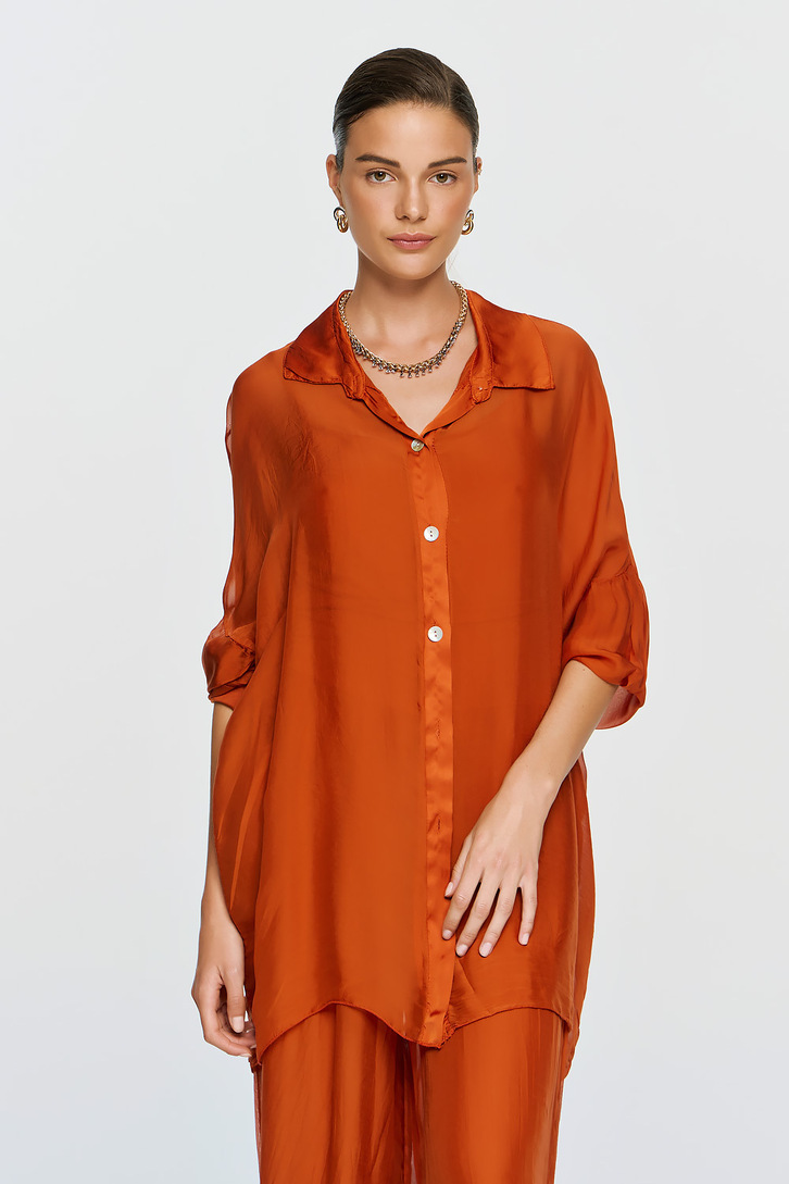 ALKYONI SHIRT BURNT ORANGE