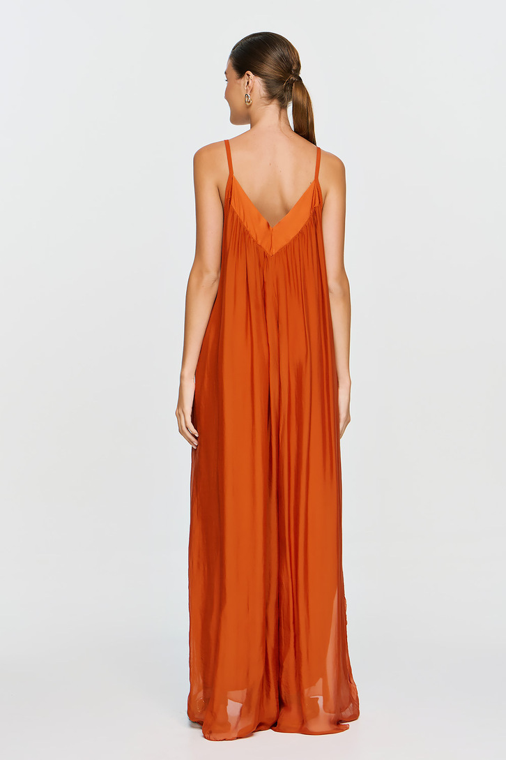 NEPHELE JUMPSUIT BURNT ORANGE