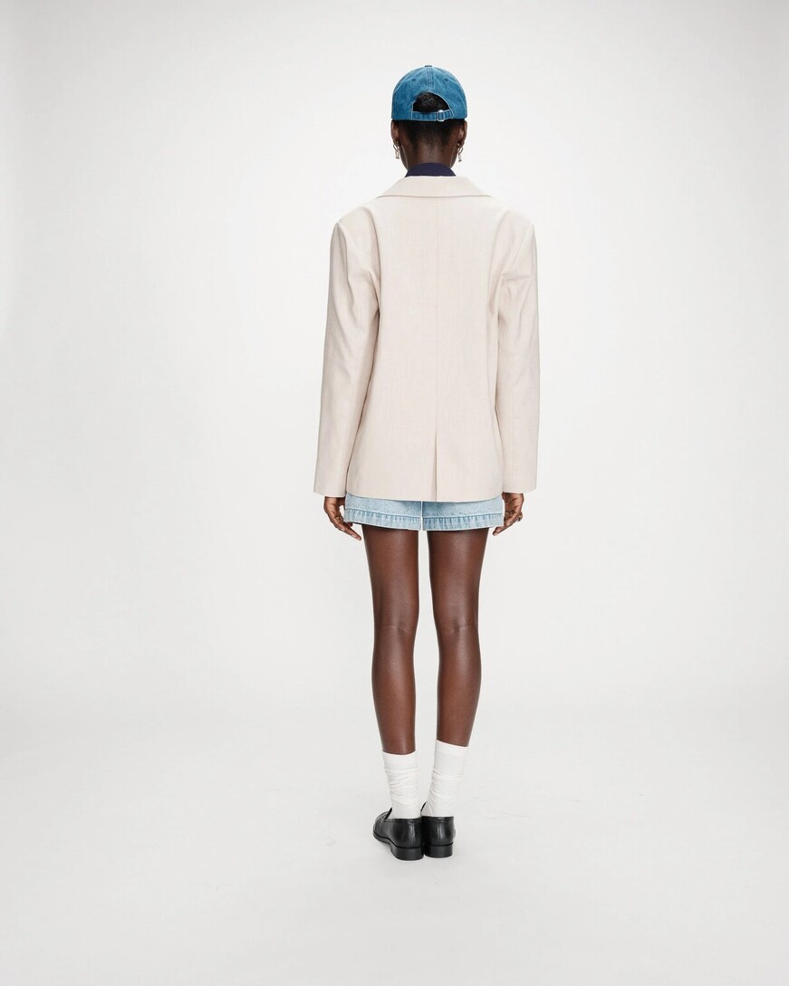 LINEN AND COTTON SUIT SABLE VELIZE