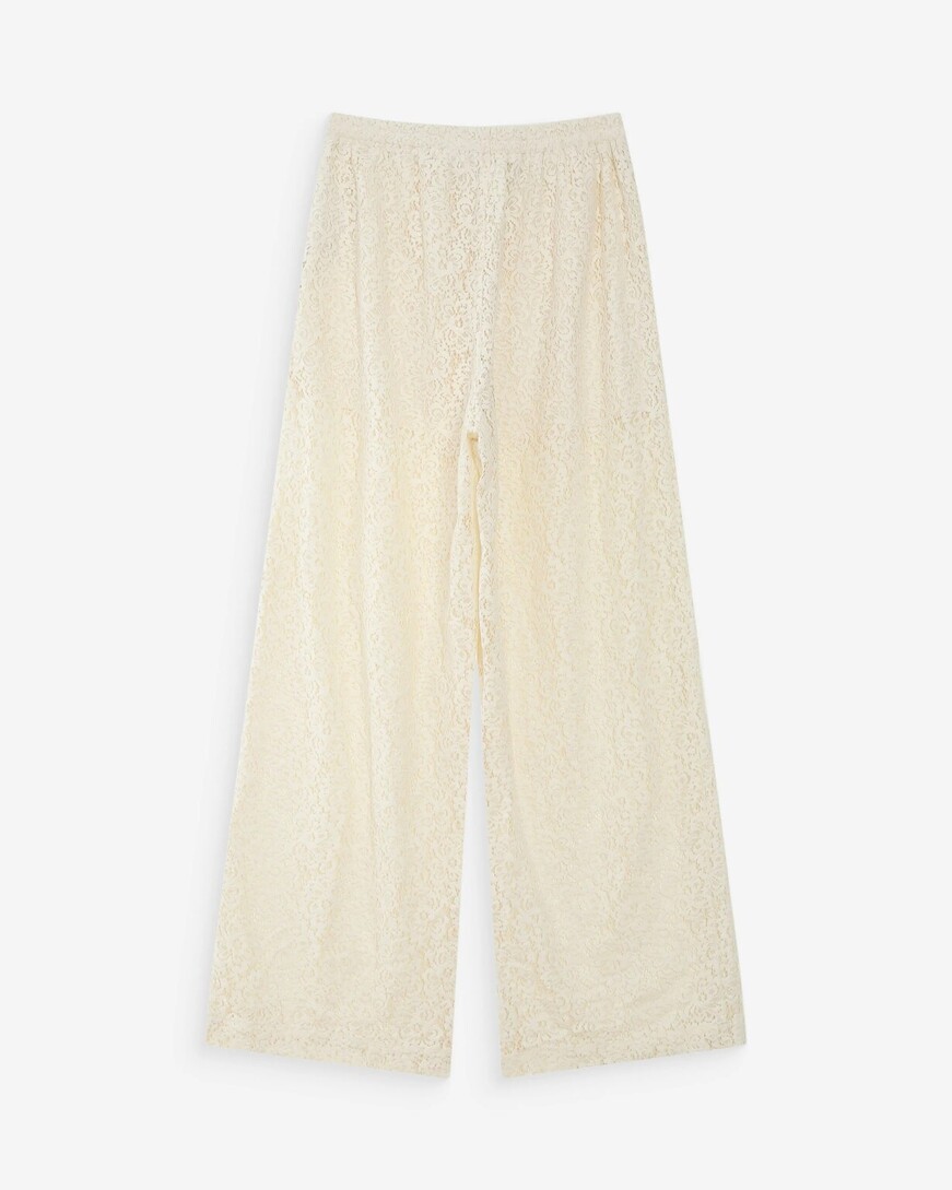 LACE PANTS ECRU VINCENT
