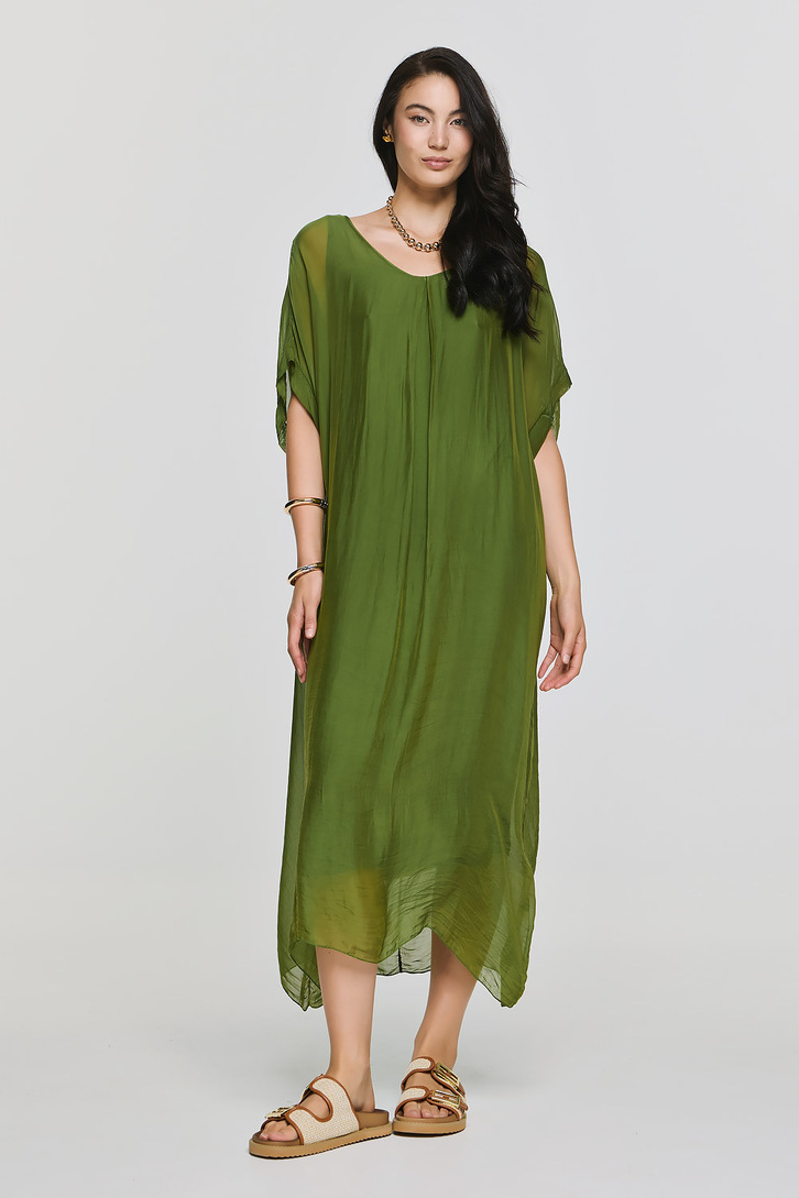 GAIA DRESS GREEN,os