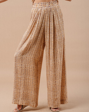 BEIGE DYED PANTS (MASHA) GRACE&MILA
