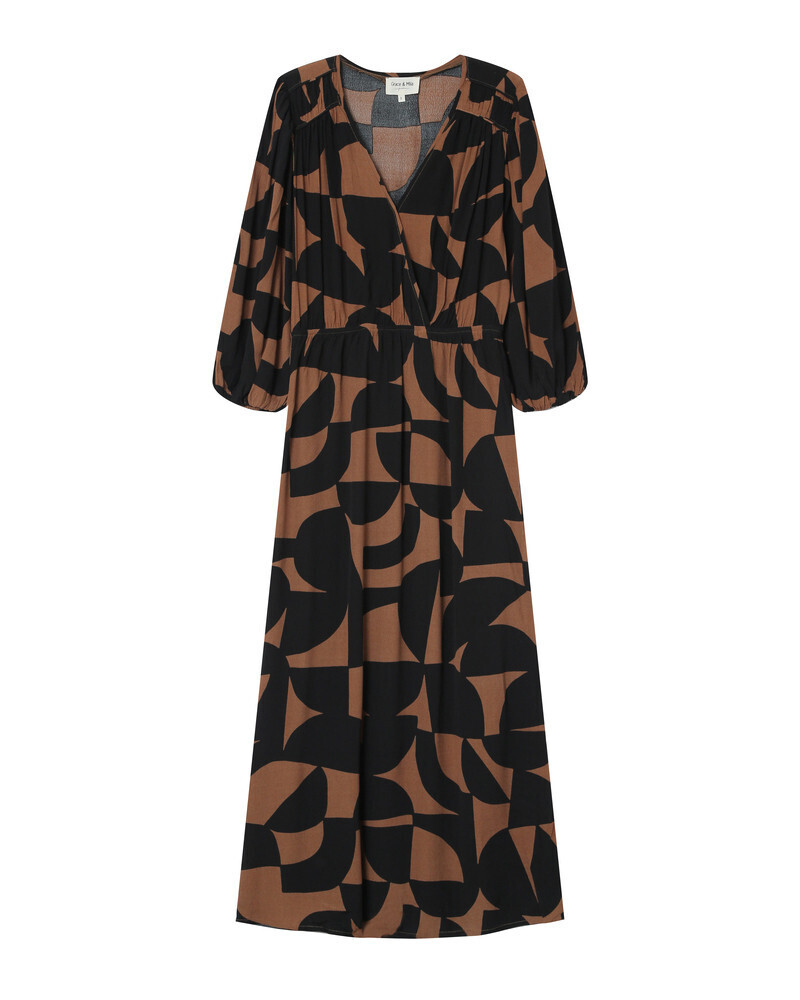 LONG DRESS CHOCOLAT SHELLY GRACE&MILA