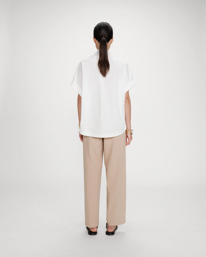 LOOSE COTTON BLOUSE IVOIRE VERSIGNY
