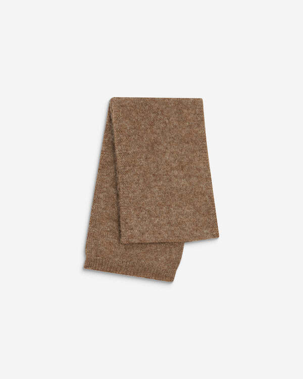 ALPACA WOOL-BLEND SCRAF MOCHA AGLAE