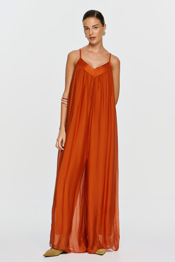 NEPHELE JUMPSUIT BURNT ORANGE