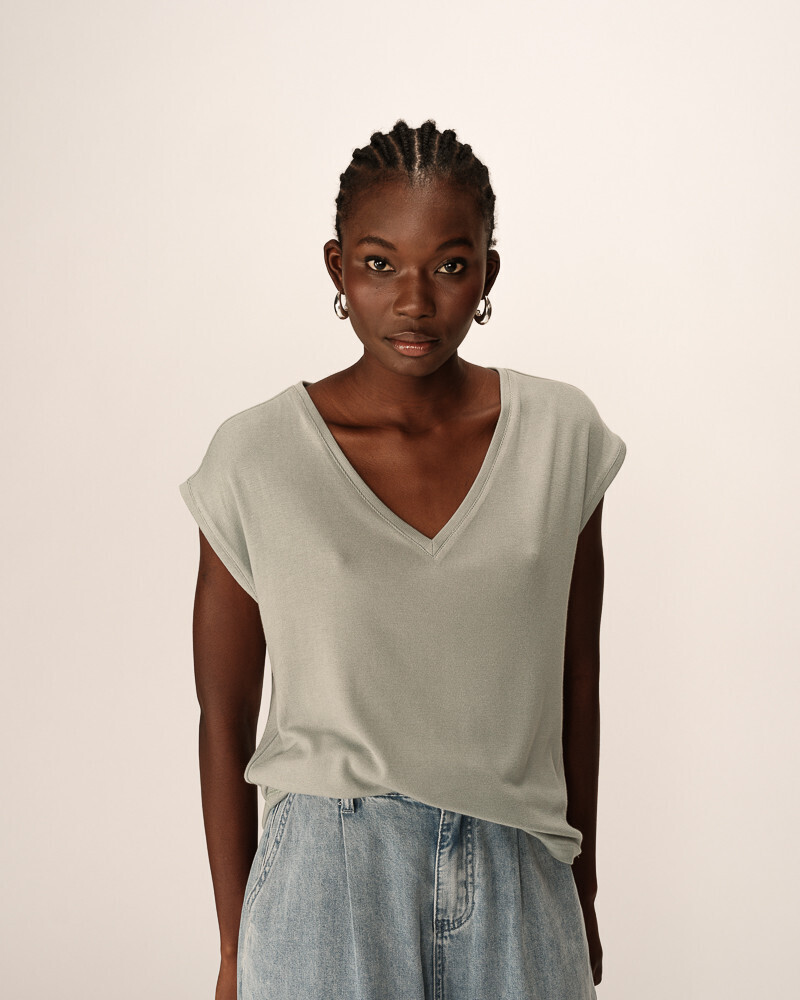 T-SHIRT VERT PROSPER GRACE&MILA