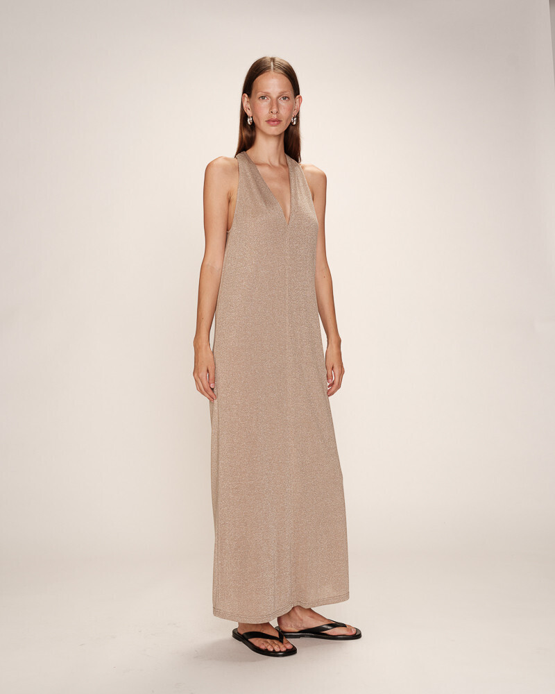 MIDI DRESS TAUPE RANI GRACE&MILA,L