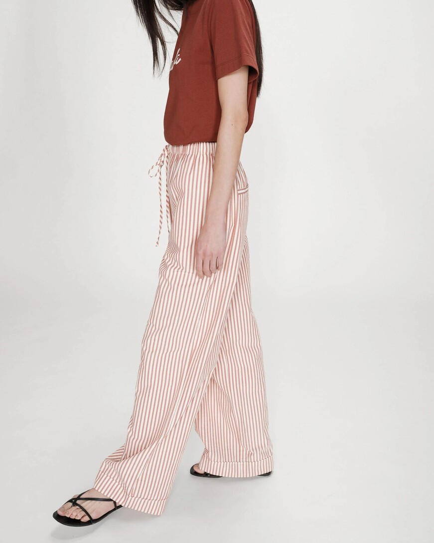 STRIPED PANTS CORAIL VOLUTE