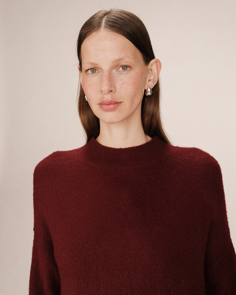 PULL BORDEAUX SALTY GRACE&MILA