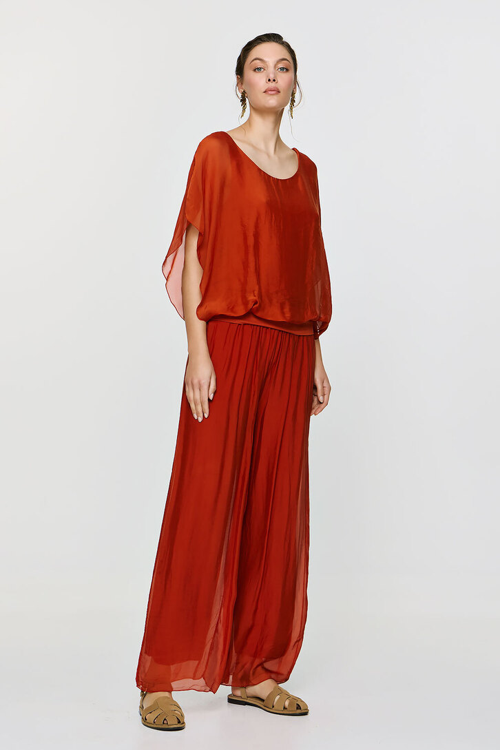 PANTALONI ISMINI BURNT ORANGE,os
