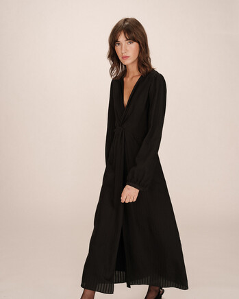 LONG DRESS NOIR SHIRLEY GRACE&MILA