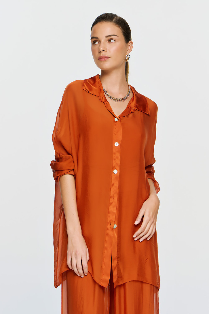 ALKYONI SHIRT BURNT ORANGE