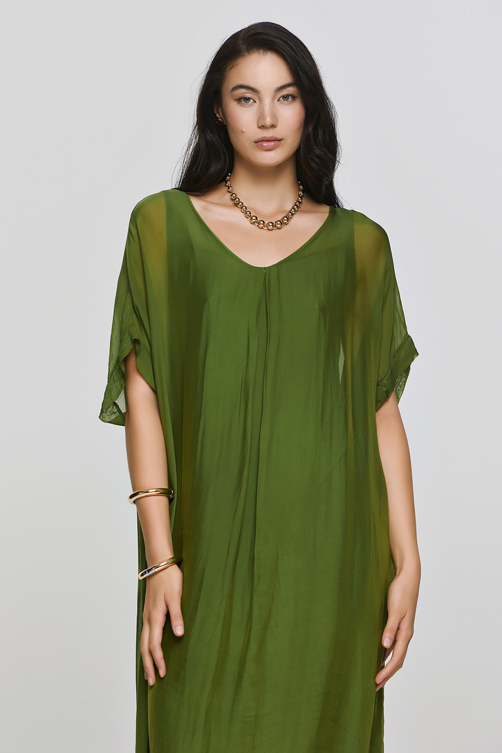 GAIA DRESS GREEN,os