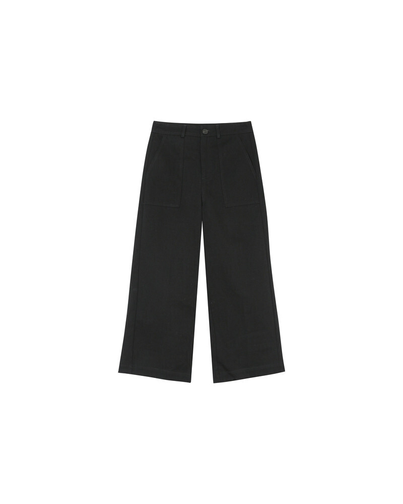 BLACK PANTS (LEOPOLD) GRACE&MILA,S