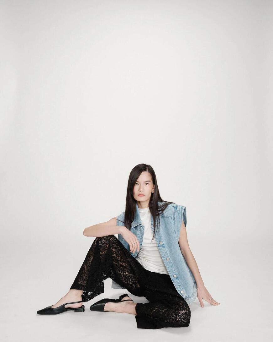 LACE PANTS NOIR VINCENT