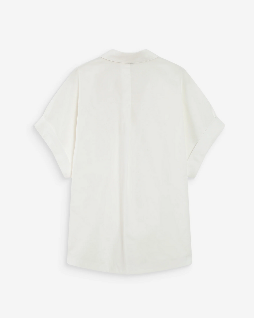LOOSE COTTON BLOUSE IVOIRE VERSIGNY