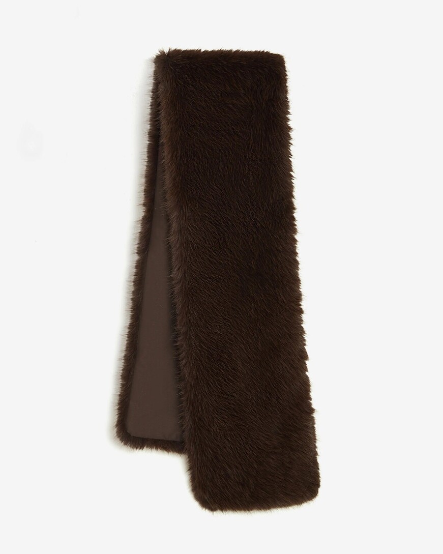 FAUX-FUR COCOLAT AMINA