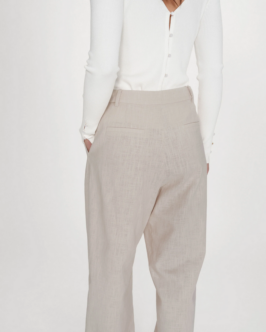 LINEN AND COTTON SUIT SABLE VELIZE