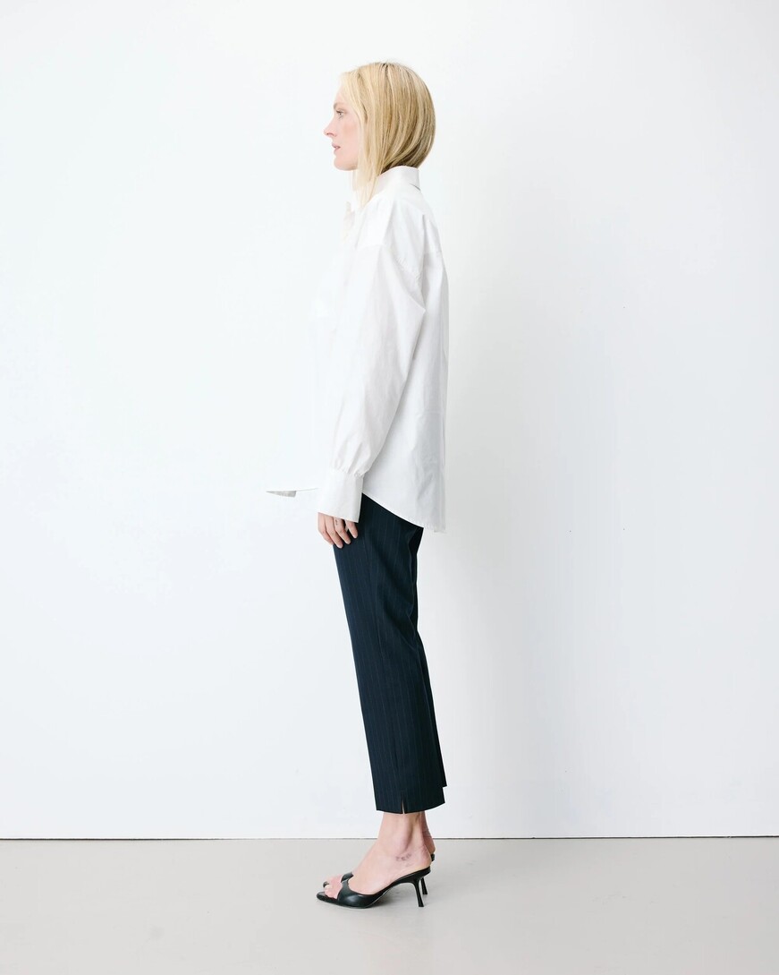 IVORY OVERSIZED COTTON SHIRT ARMELLE