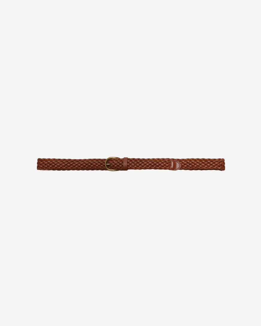 LEATHER BELT COGNAC VIONA