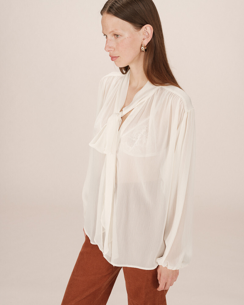 BLOUSE ECRU SPLENDIDE GRACE&MILA